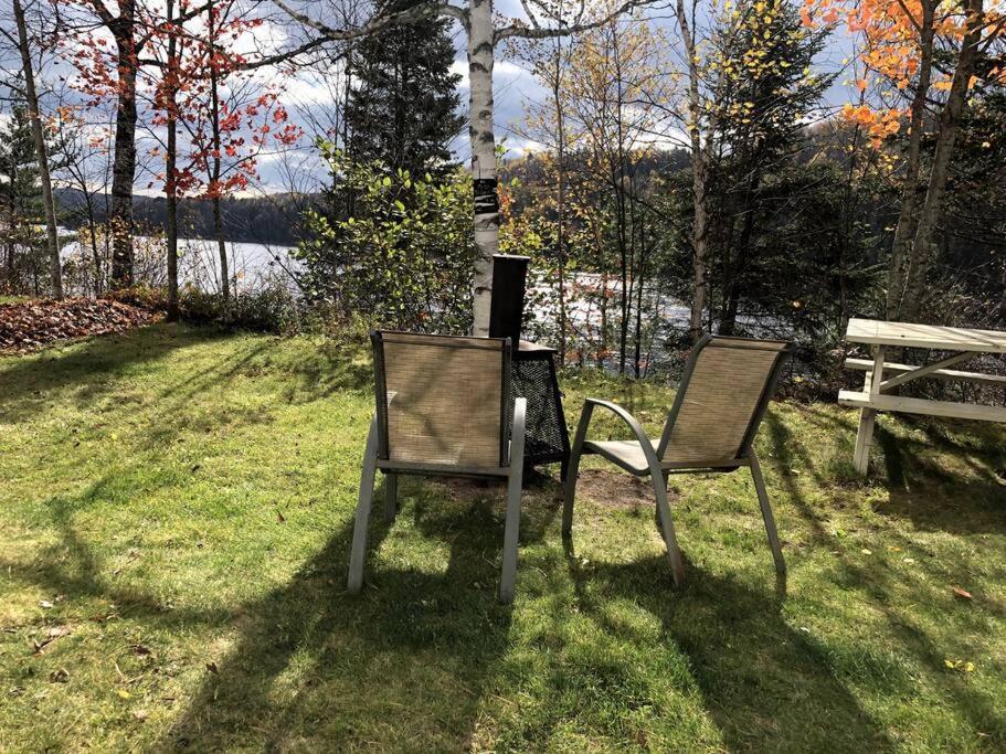 Chalet Au Bord Du St-Maurice La Tuque Esterno foto